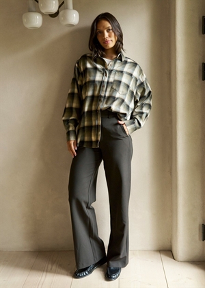 Dalma flannel check skjorte Army Neo Noir